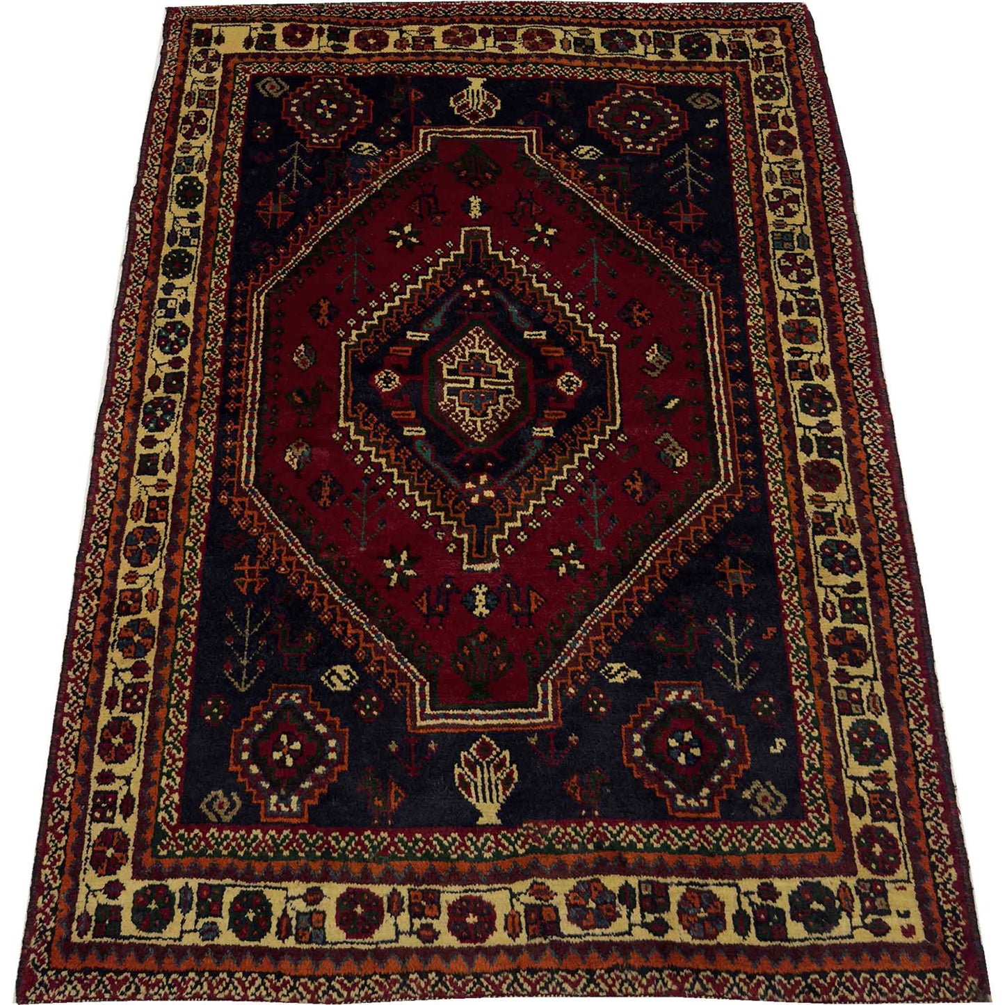 Shirazi Rug - 4 x 5 ft