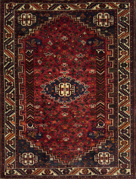 Persian Shirazi Rug - 8 x 5 ft
