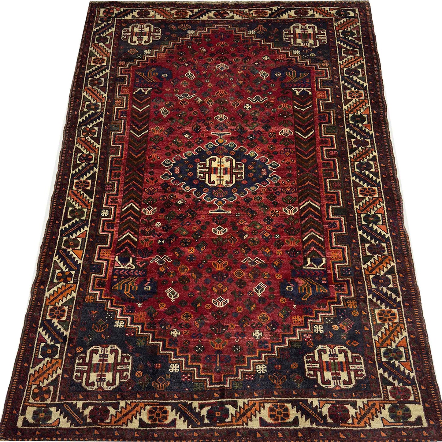 Persian Shirazi Rug - 5 x 7 ft