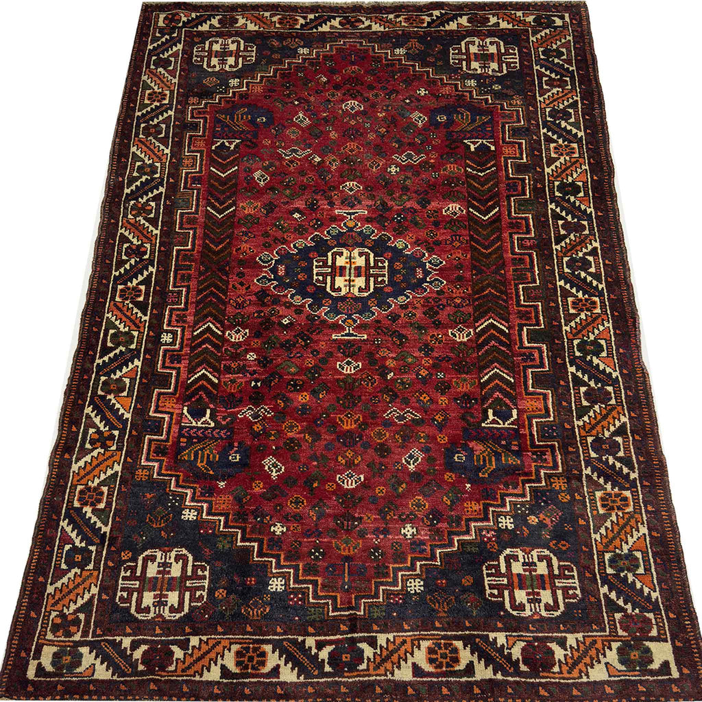 Persian Shirazi Rug - 8 x 5 ft