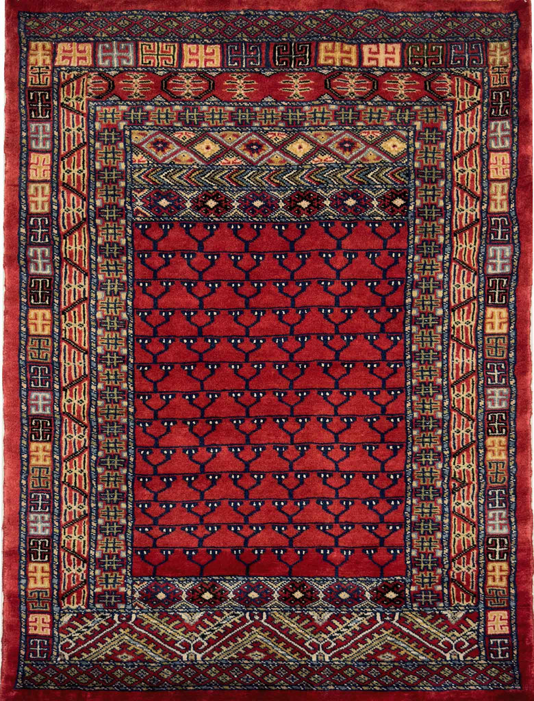 Bokhara Ensi Rug - 4 x 2.5 ft
