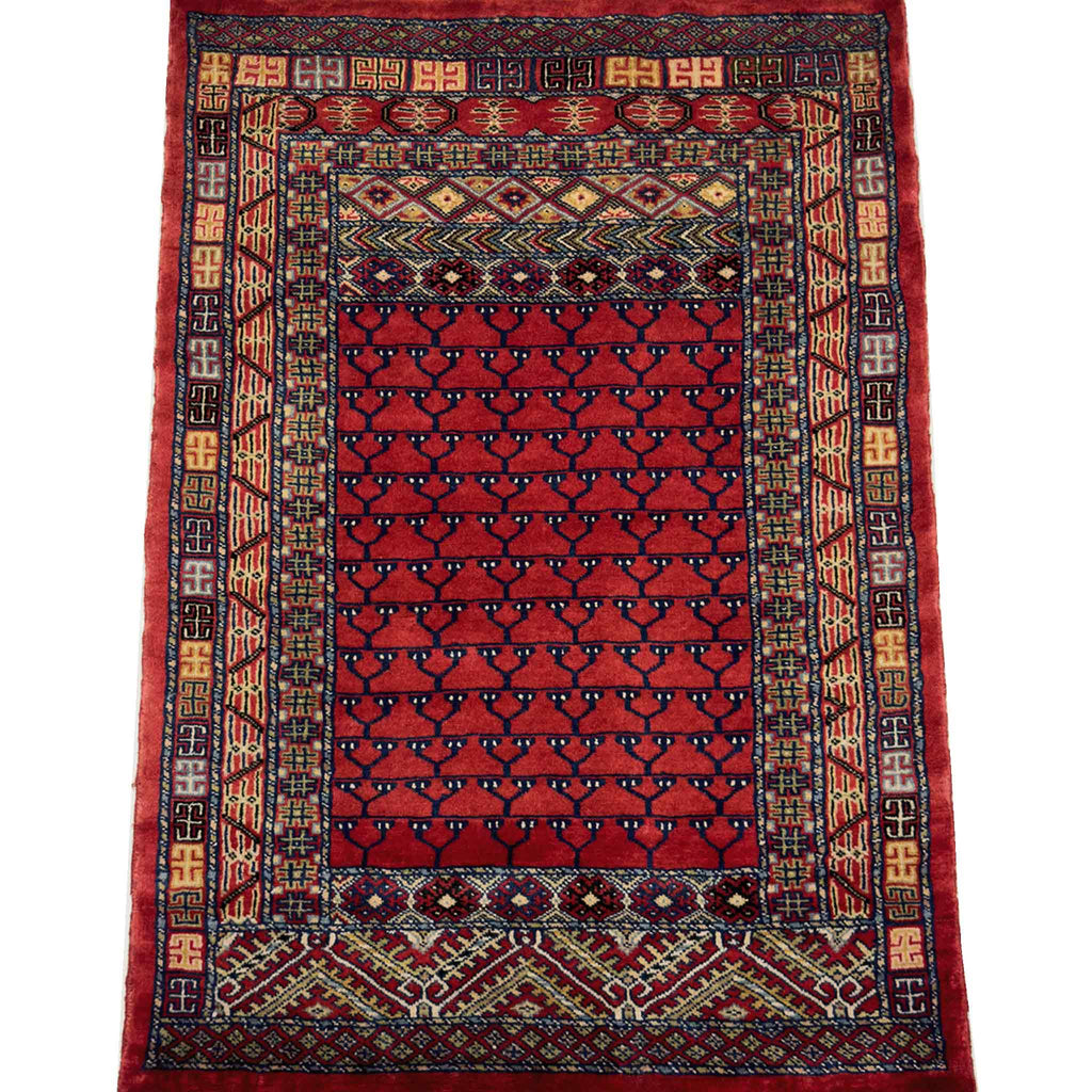 Bokhara Ensi Rug - 4 x 2.5 ft