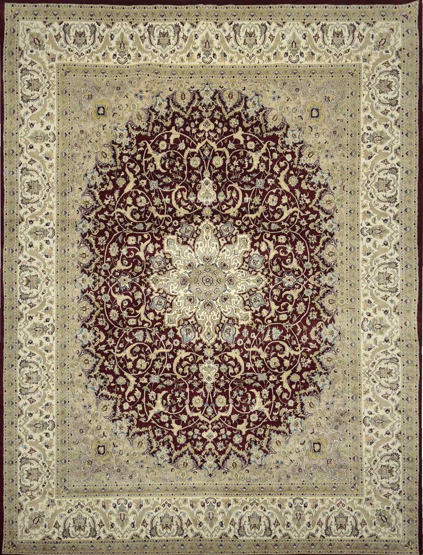 Isfahan Floral Rug - 8 x 10 ft