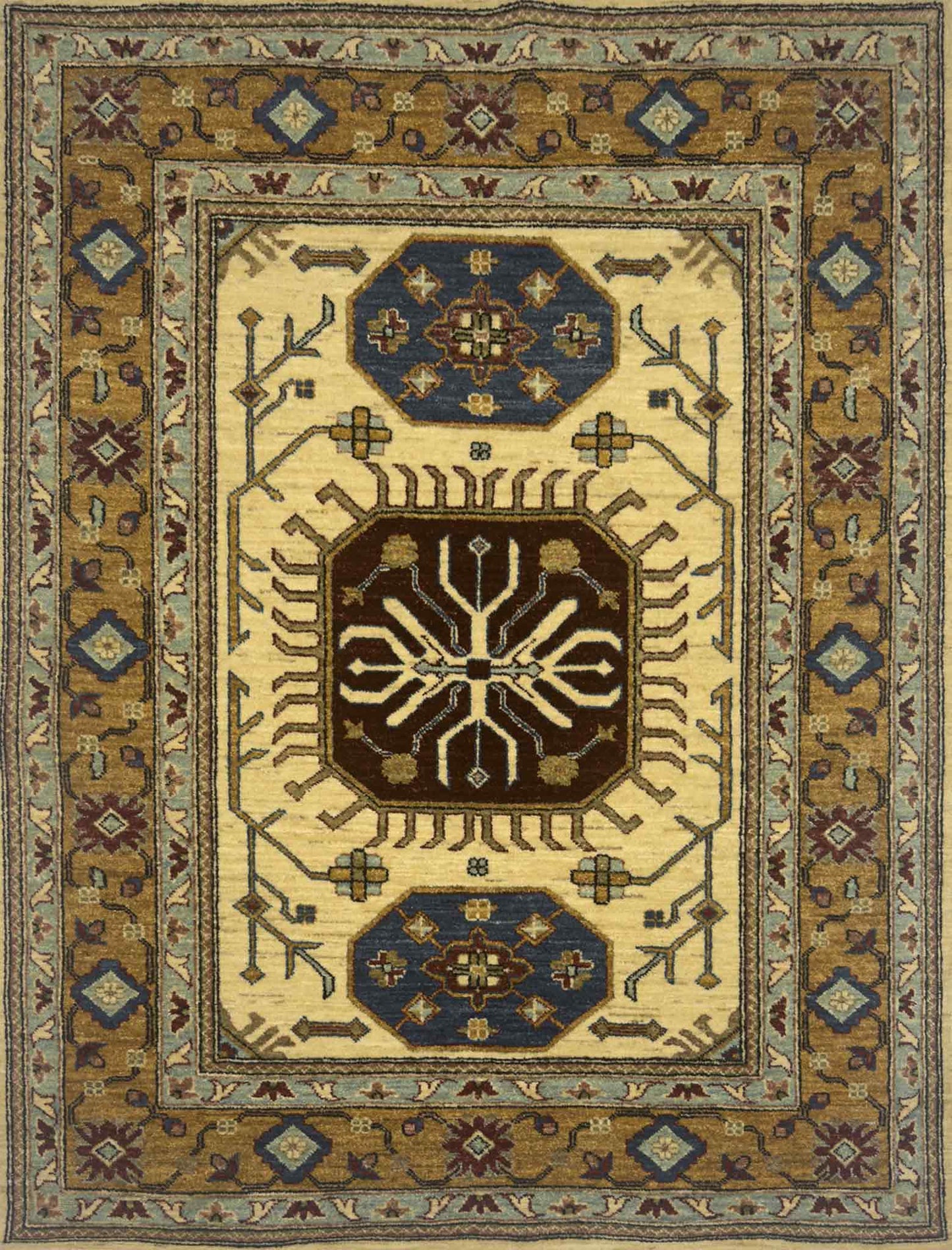 Modern Kazak Rug - 6 x 4 ft