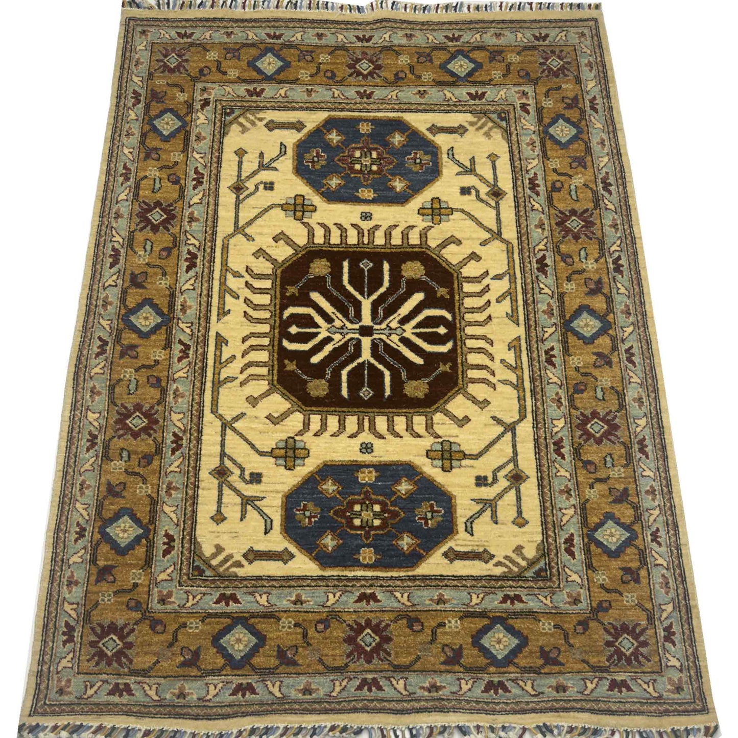 Modern Kazak Rug - 6 x 4 ft