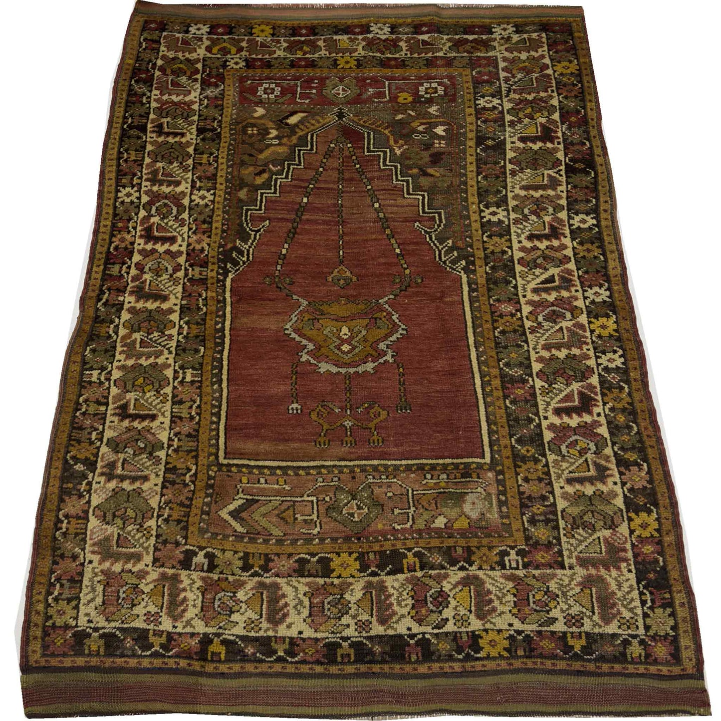 Pre-loved Turkish Prayer Rug - 3.5 x 5 ft