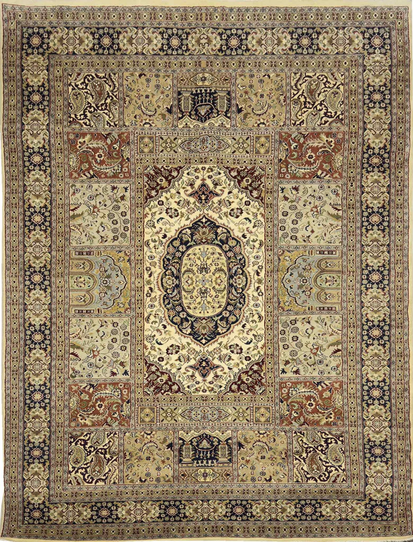 4-Garden Khesti Rug - 9 x 6 ft