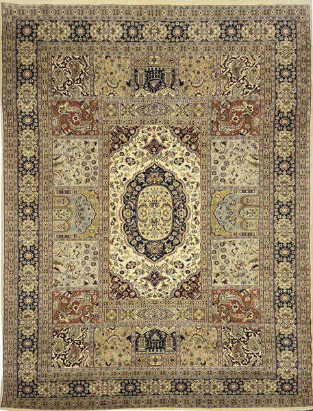 Modern Bakhtiari Rug - 6 x 9 ft