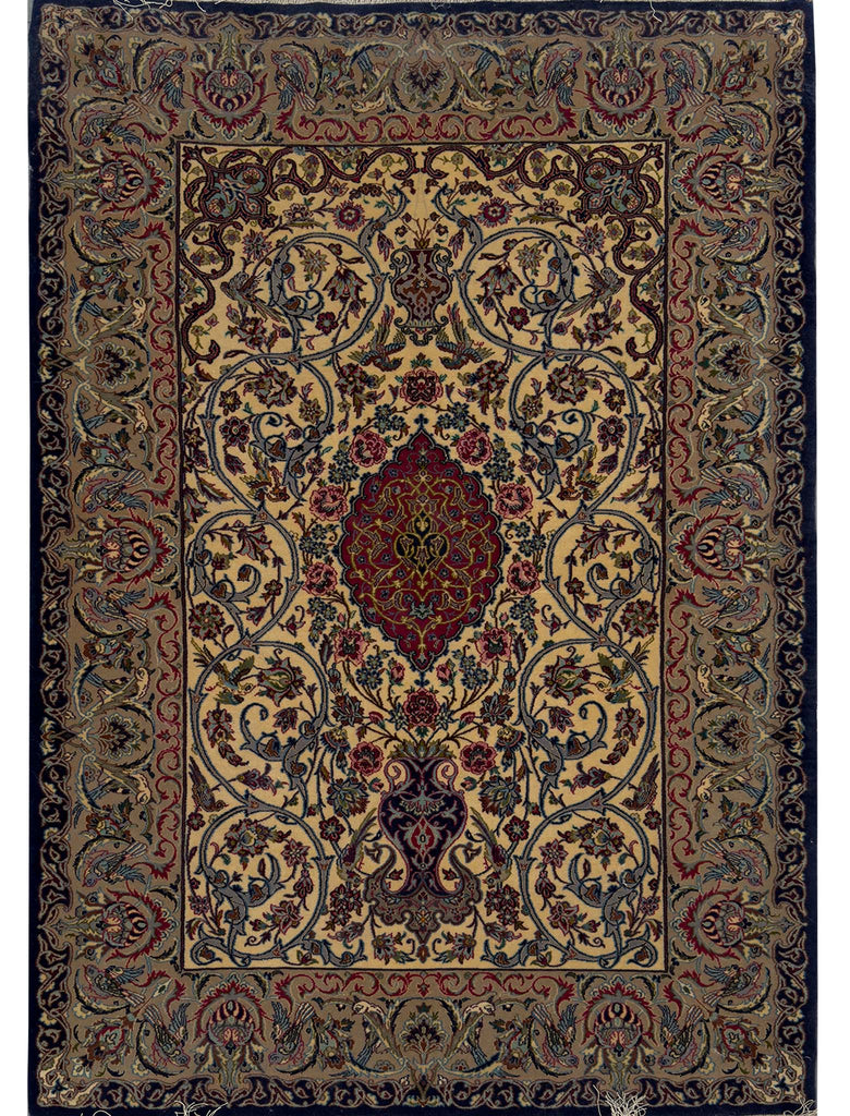 Super Isfahan Rug - 3.5 x 5.5 ft