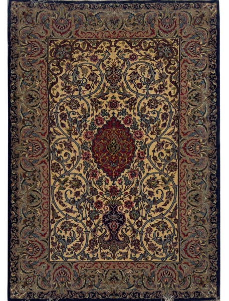 Super Isfahan Rug - 3.5 x 5.5 ft