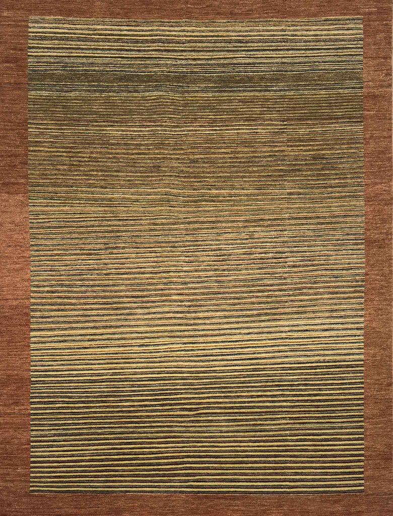 Modern Gabbeh Rug - 9 x 6 ft
