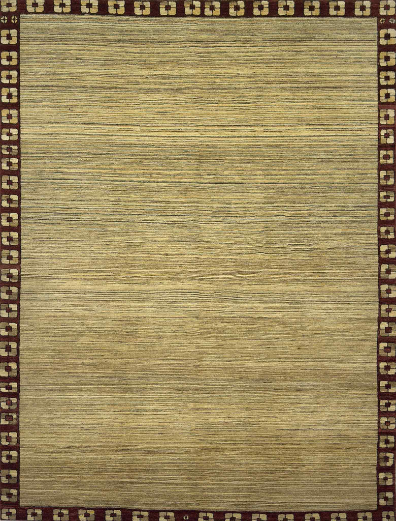 Modern Gabbeh Rug - 9.5 x 6.5 ft