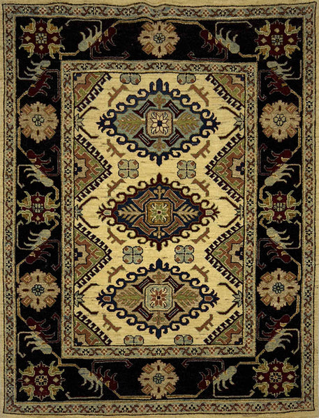 Modern Kazak Rug - 6.5 x 5 ft