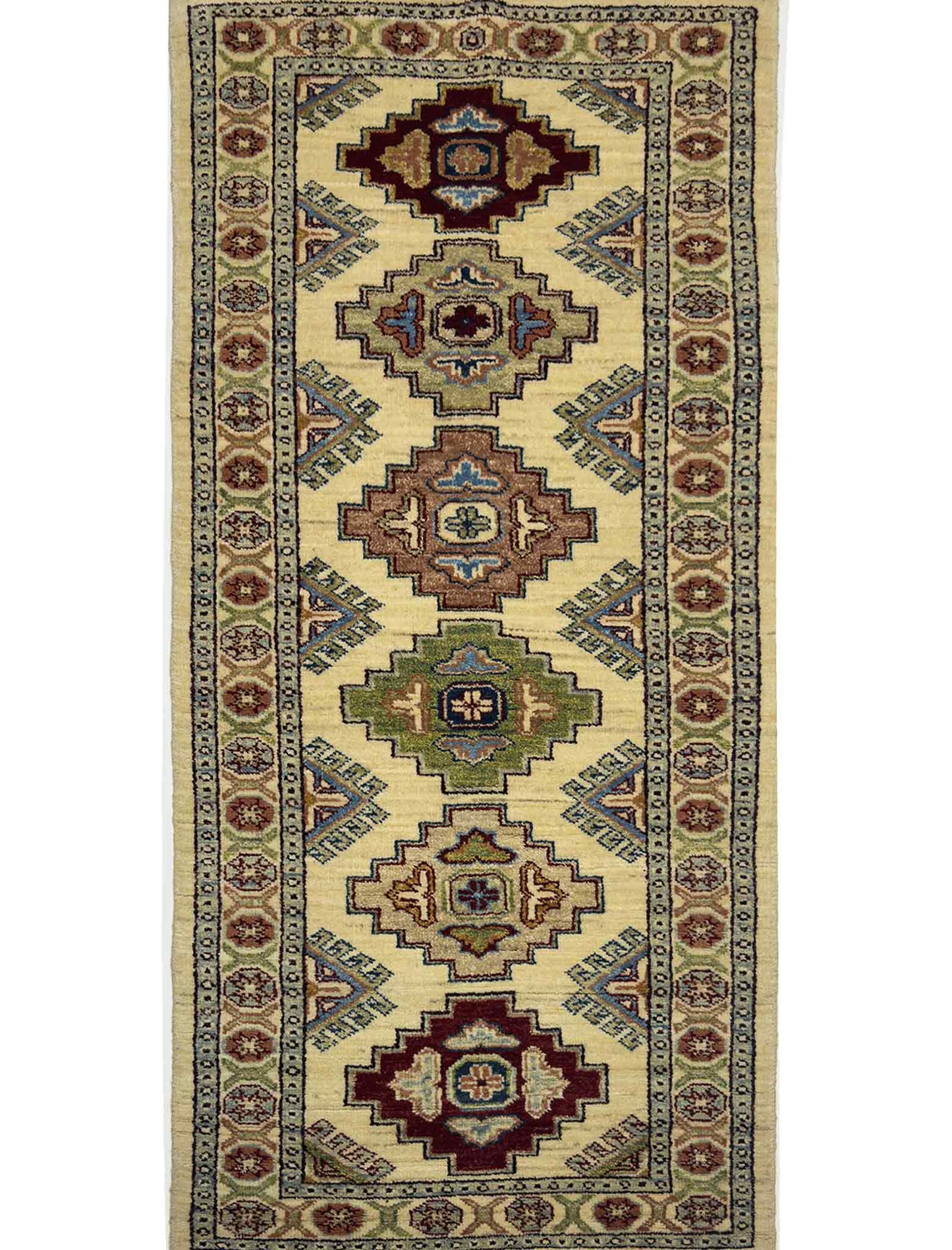 Modern Kazak Runner - 6 x 2 ft