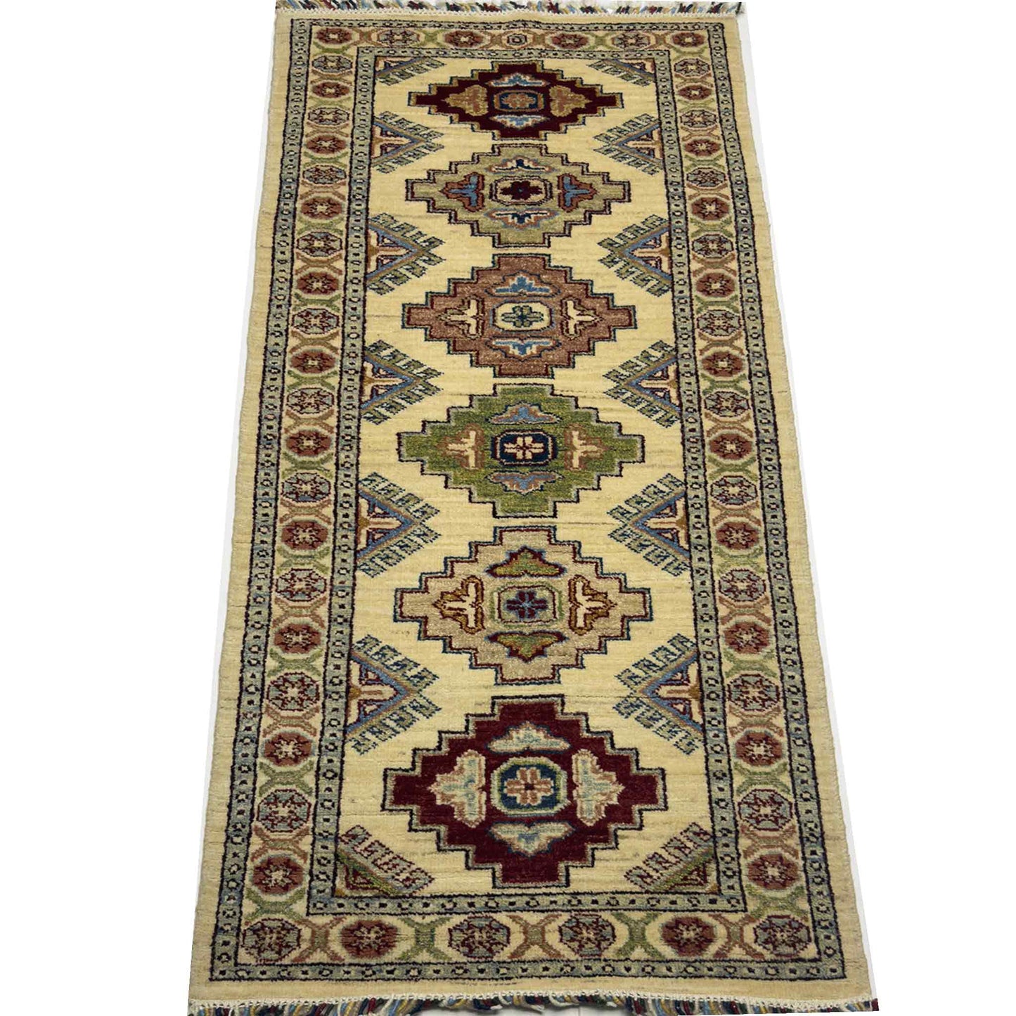 Modern Kazak Runner - 6 x 2 ft