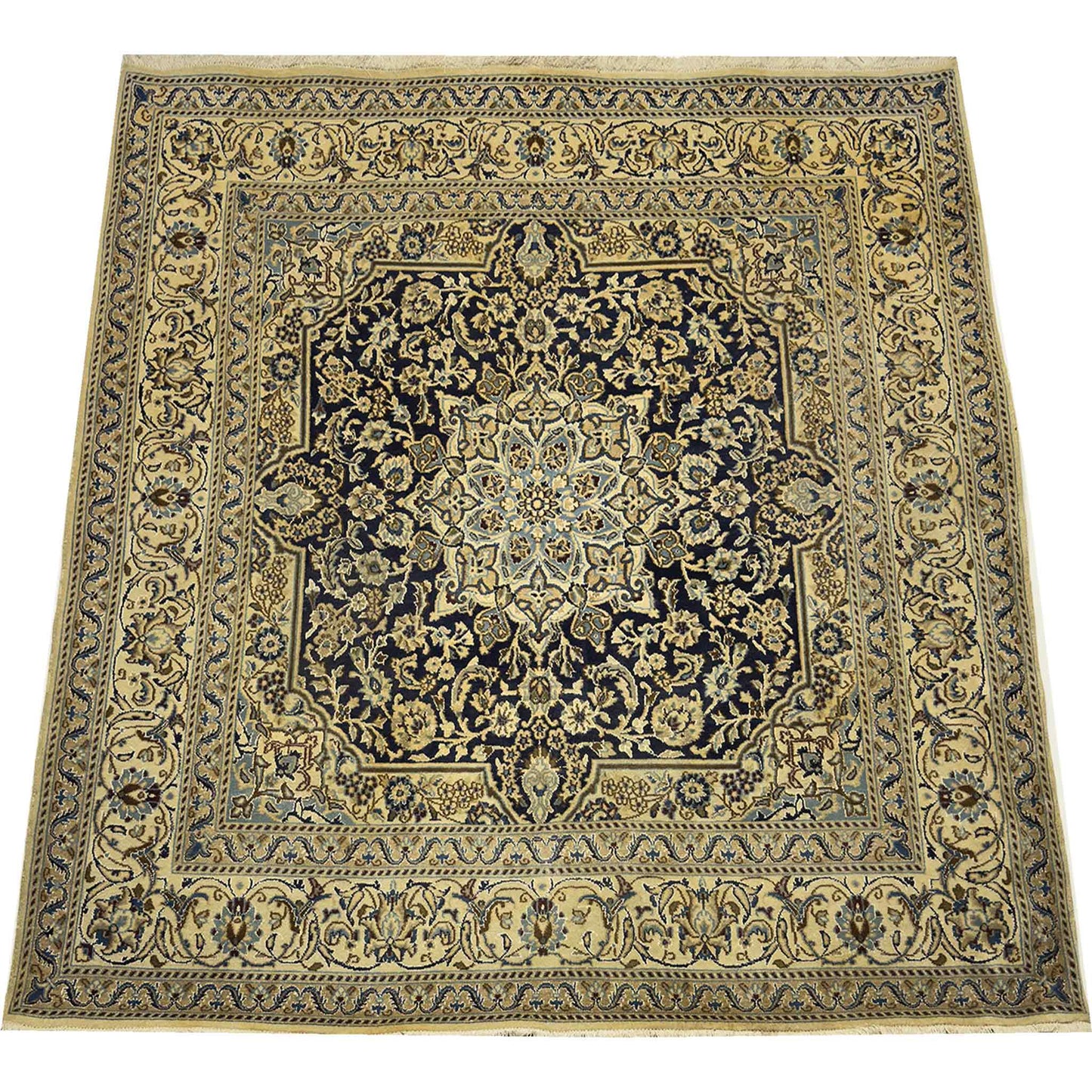 Persian Nain Rug - 6.5 x 6.5 ft