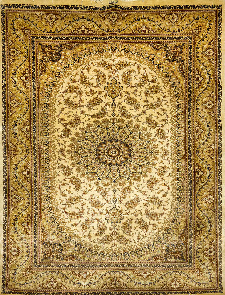 Persian Qum Silk Rug - 6 x 4 fft