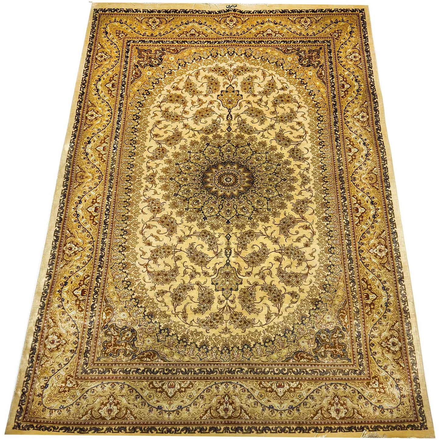 Persian Qum Silk Rug - 4 x 6 fft