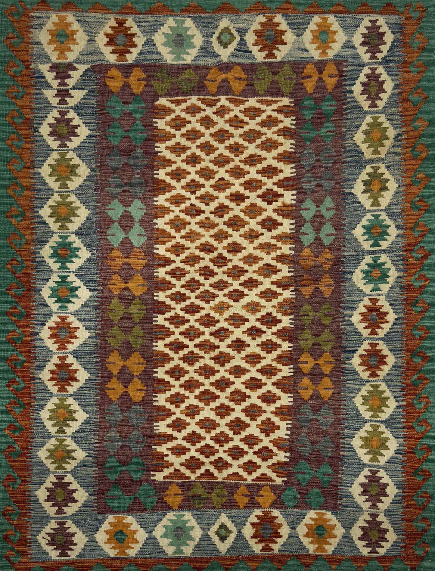 Afghan Kilm Meimnah - 4 x 6 ft