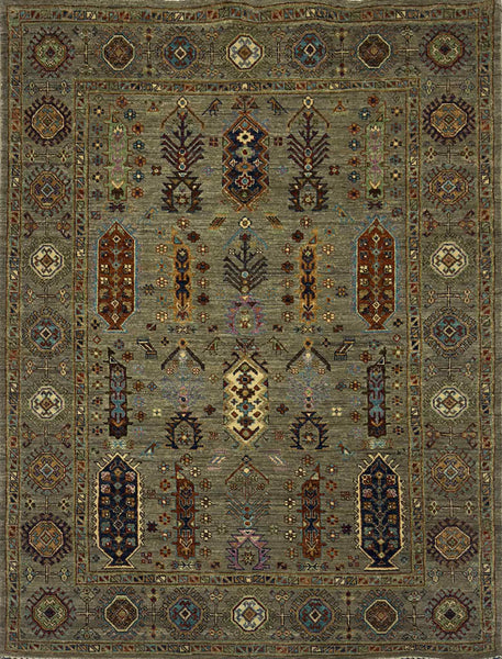 Modern Kazak Rug - 8 x 5 ft