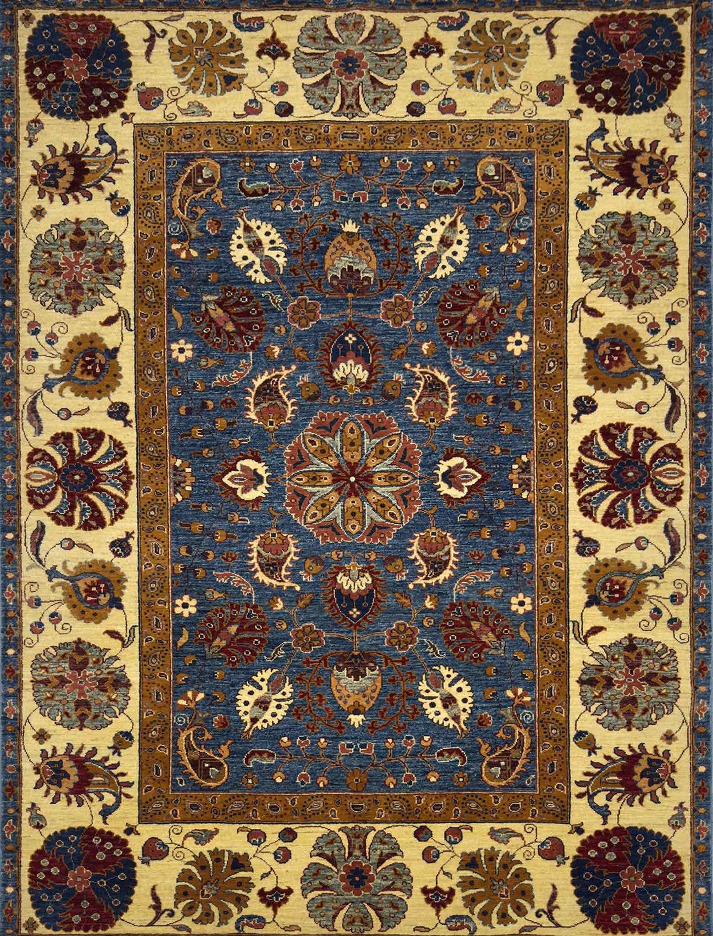 Modern Suzani Rug - 8 x 6 ft