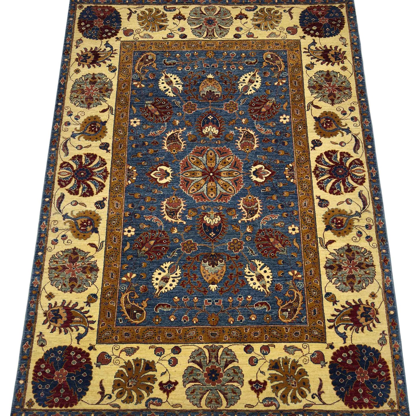Modern Suzani Rug - 8 x 6 ft