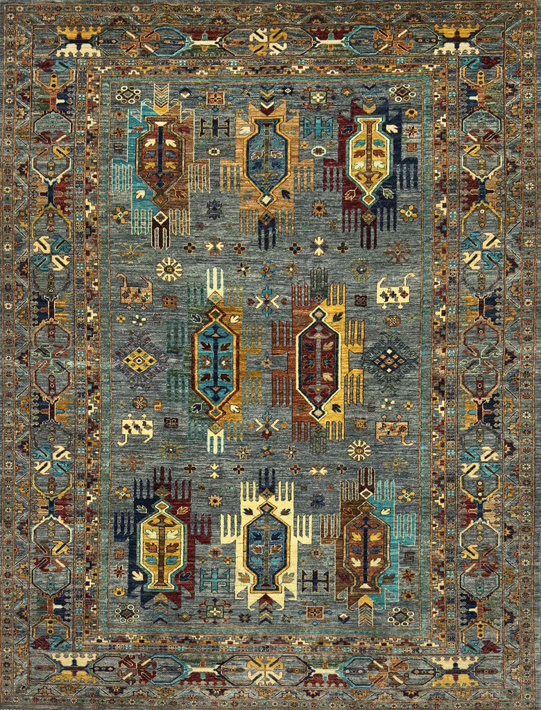 Modern Sultani Rug - 10 x 7 ft