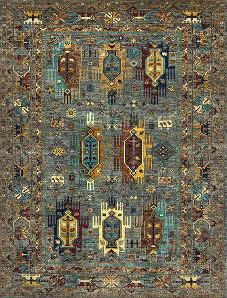 Modern Sultani Rug - 10 x 7 ft