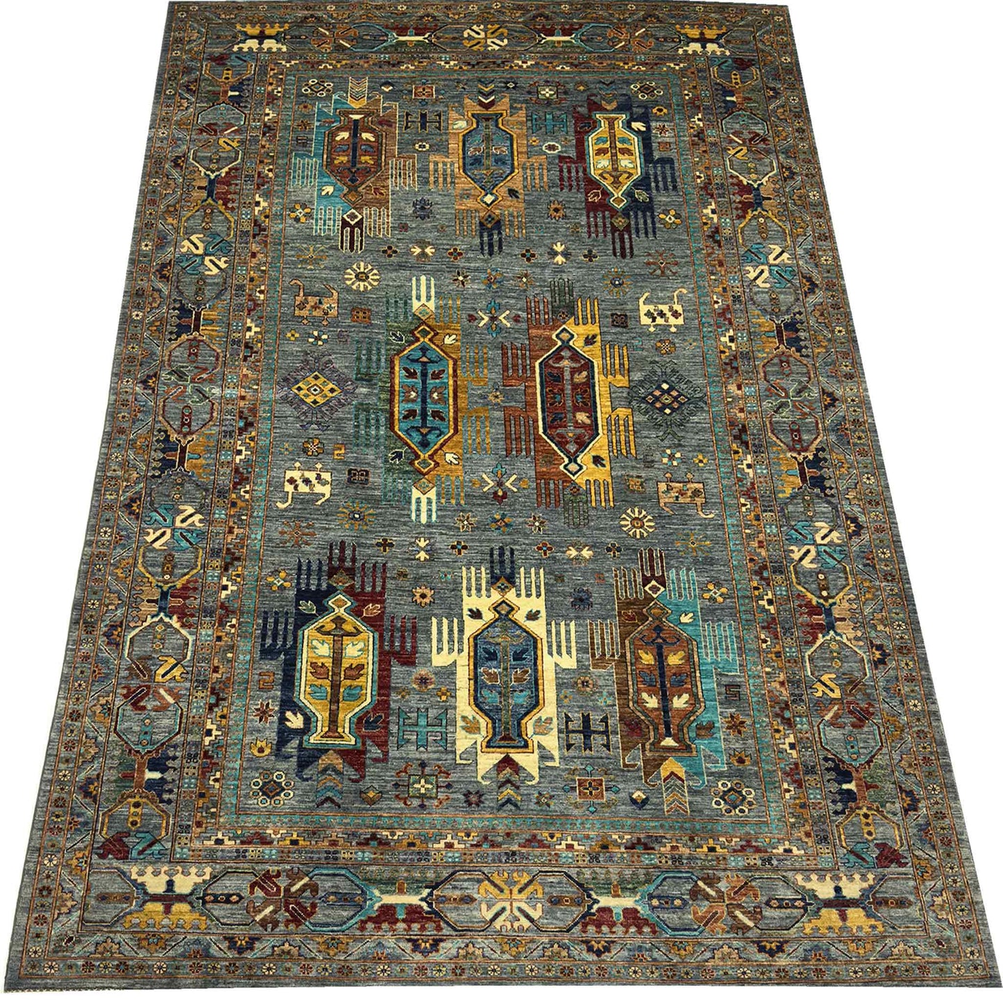 Modern Sultani Rug - 10 x 7 ft