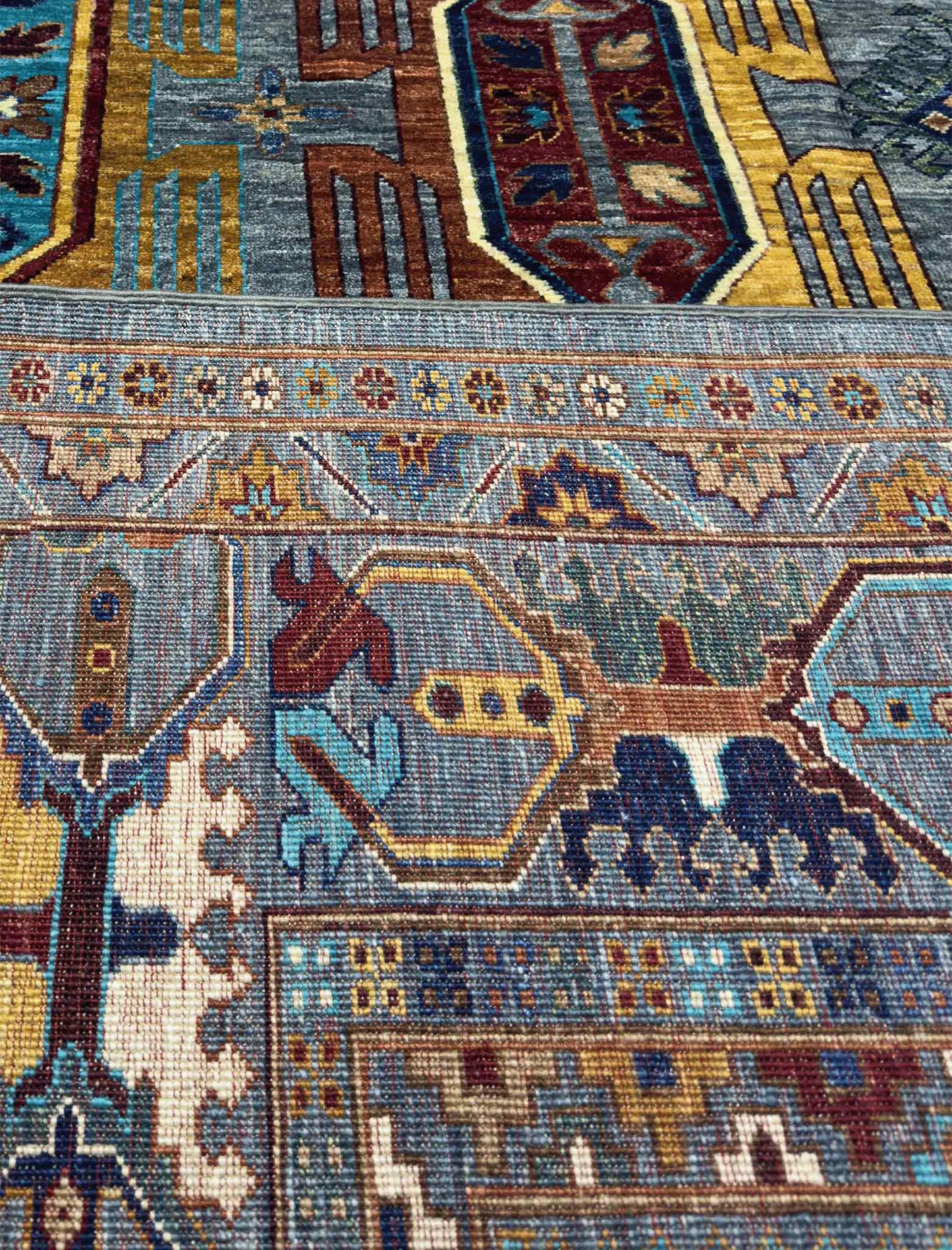 Modern Sultani Rug - 10 x 7 ft