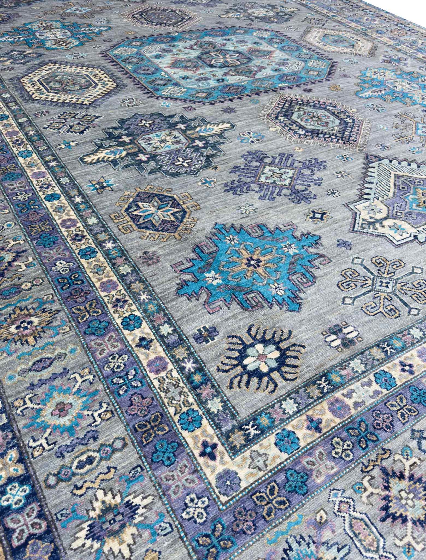 Super Kazak Rug - 9 x 12 ft