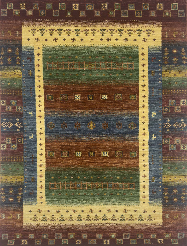 Modern Gabbeh Rug - 6 x 4 ft