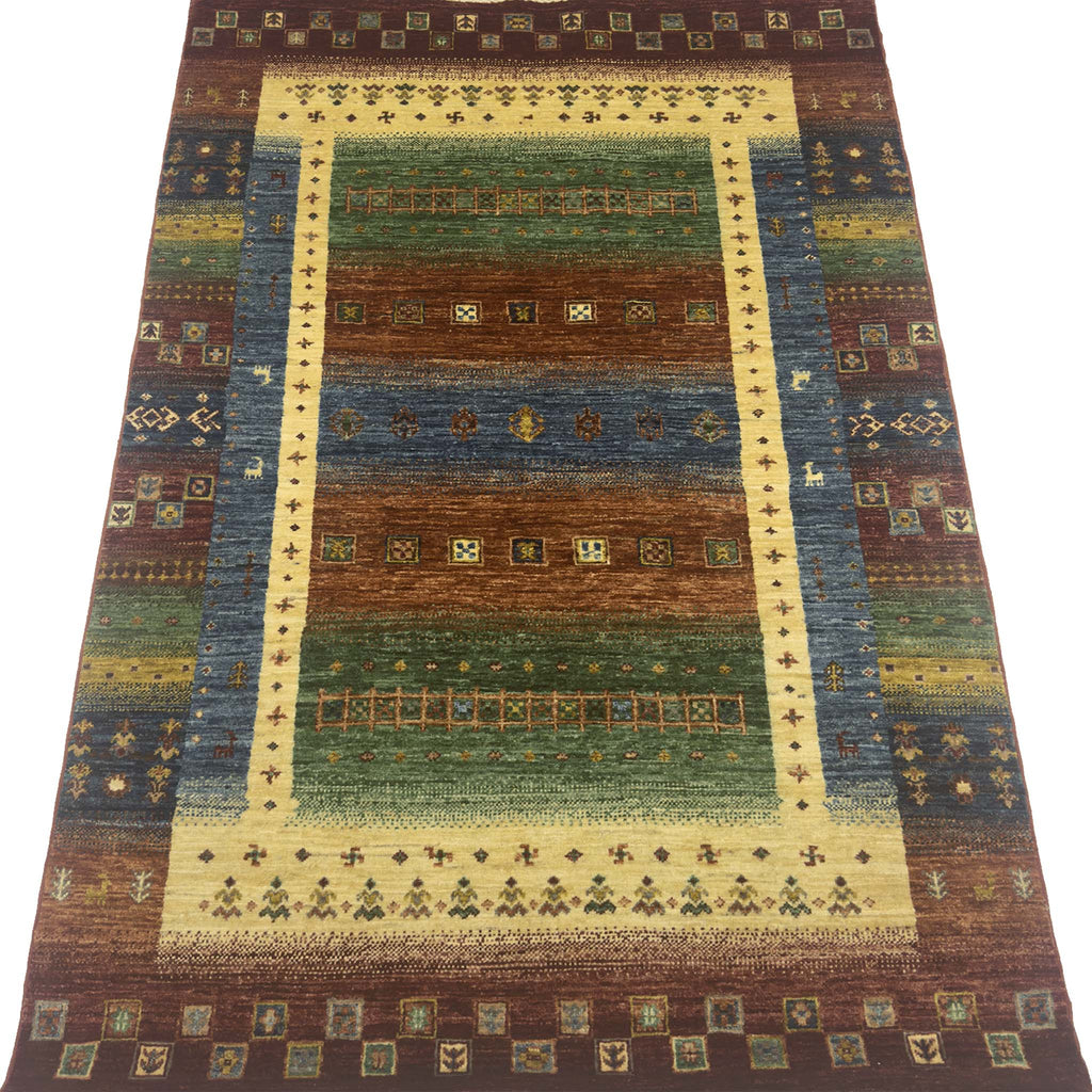 Modern Gabbeh Rug - 6 x 4 ft