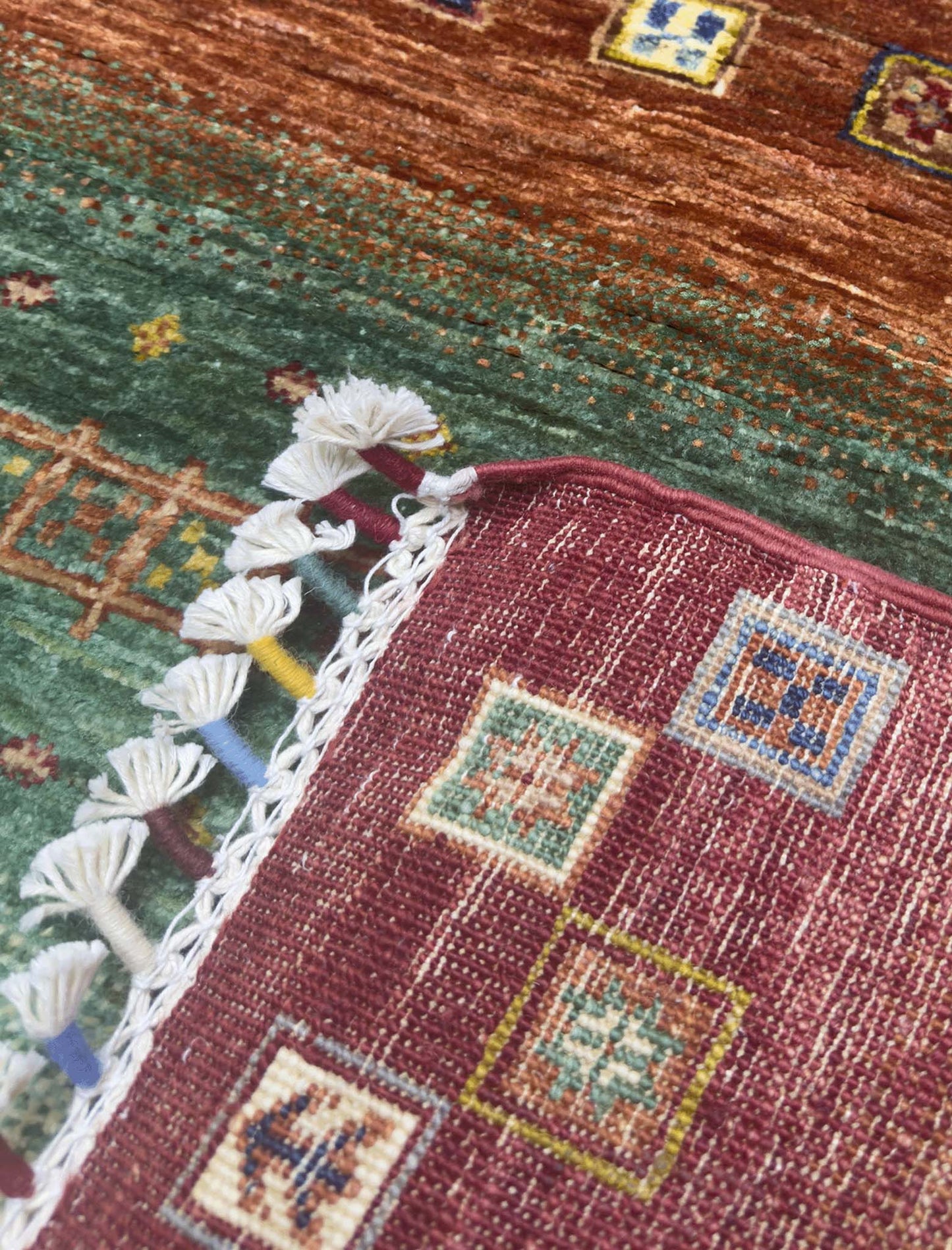 Modern Gabbeh Rug - 4 x 6 ft