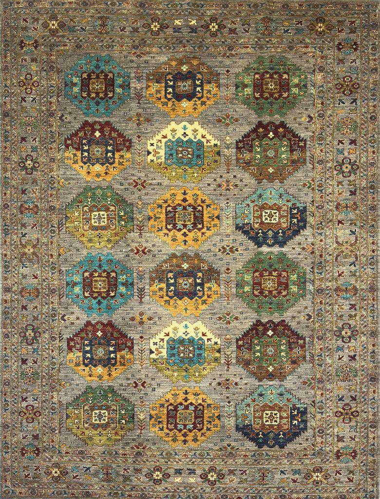 Modern Kazak Rug -7 x 10 ft