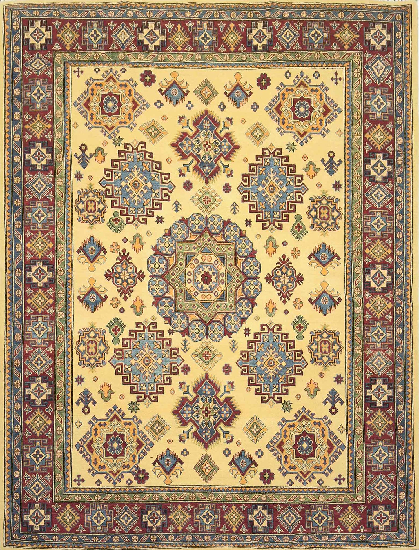Star Kazak Rug - 8 x 10 ft
