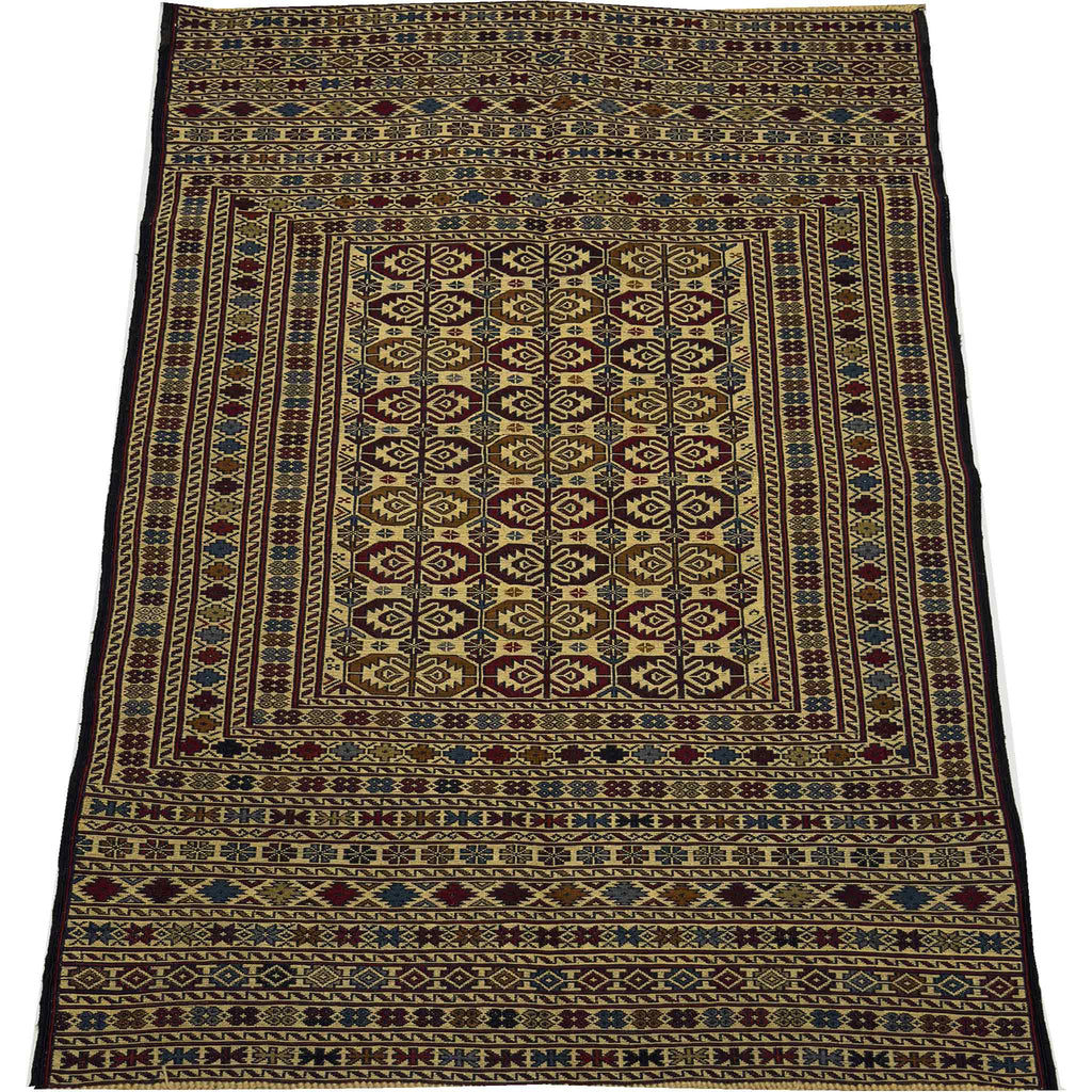 Afghan Soumak Kilm - 3 x 5 ft