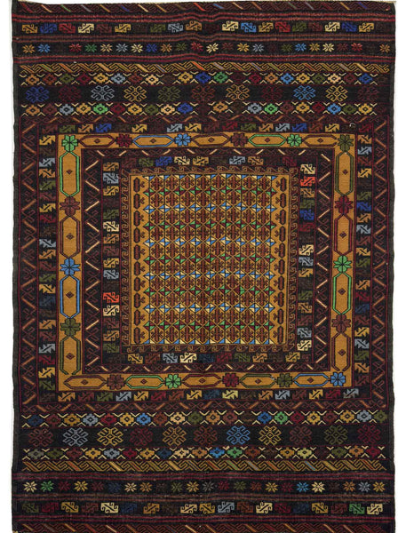 Afghan Kilm Soumak - 5 x 3 ft