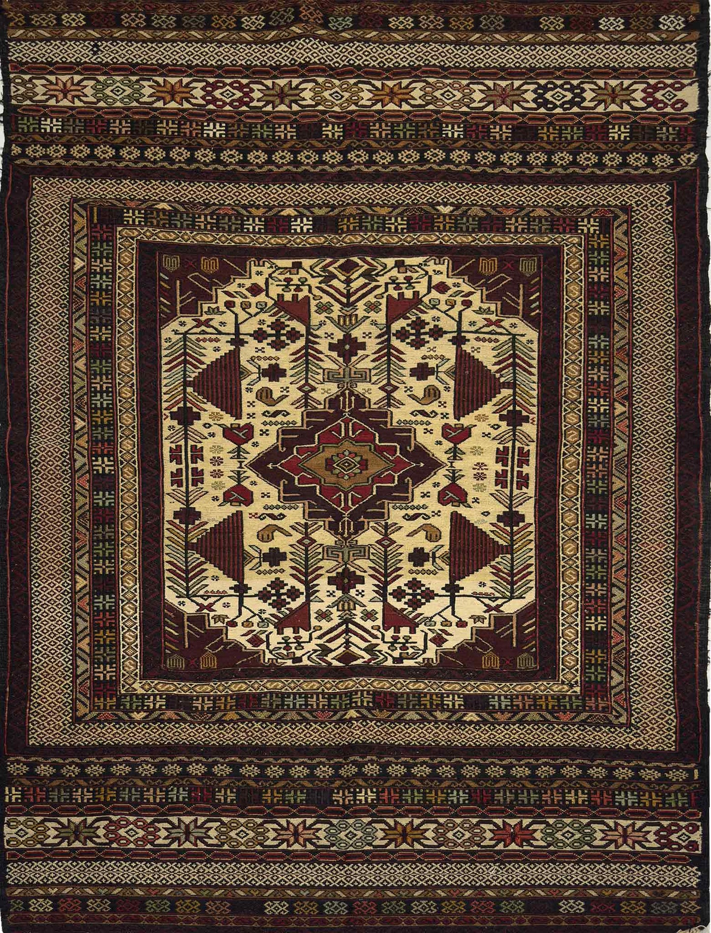 Afghan Kilm Soumak - 4 x 6 ft