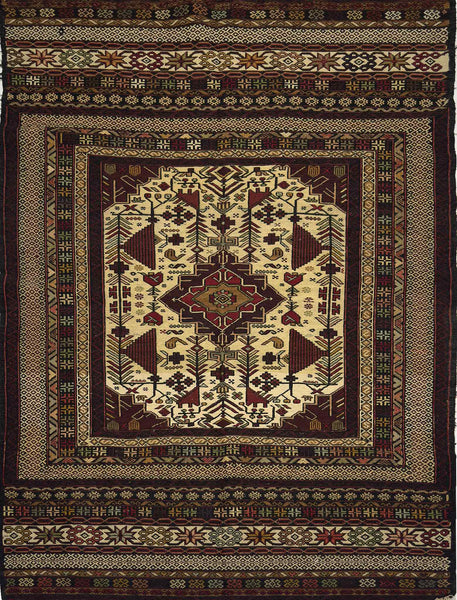 Afghan Kilm Soumak - 6 x 4 ft