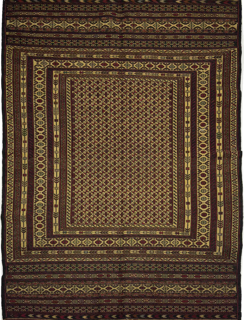 Afghan Kilm Soumak - 6 x 4 ft