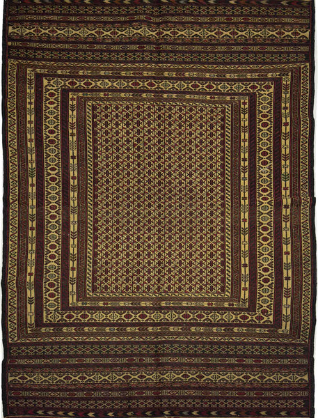 Afghan Kilm Soumak - 6 x 4 ft