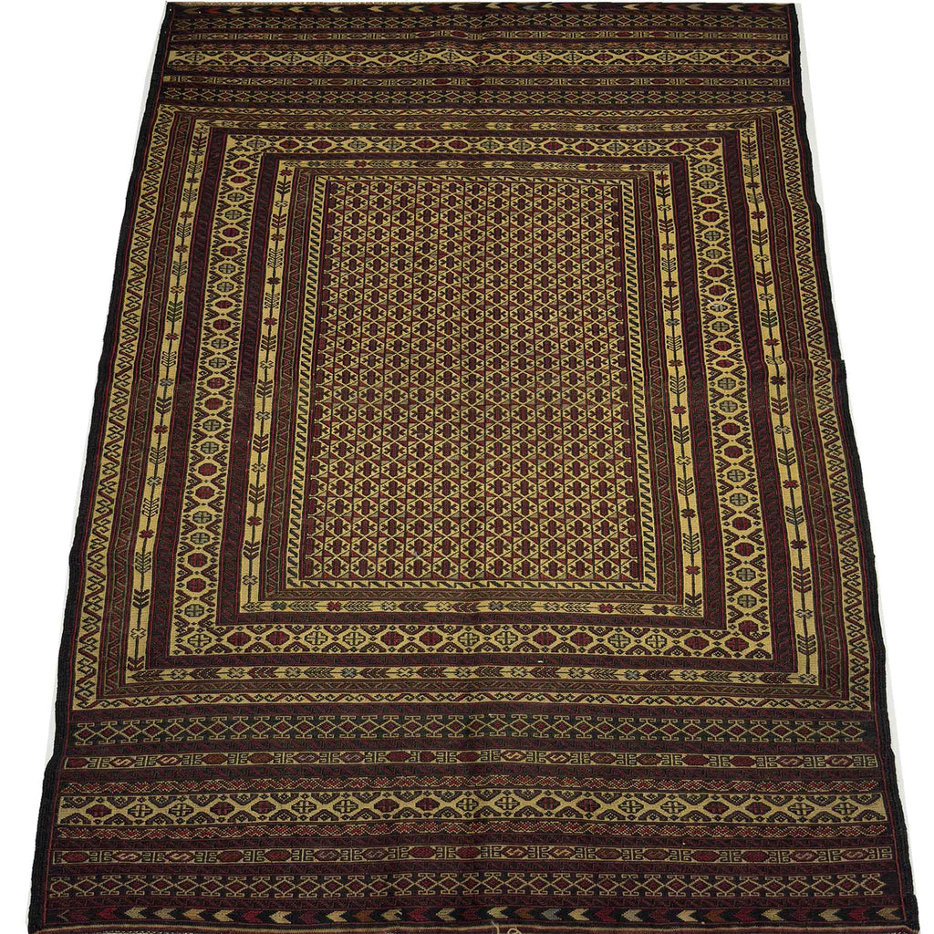 Afghan Kilm Soumak - 6 x 4 ft