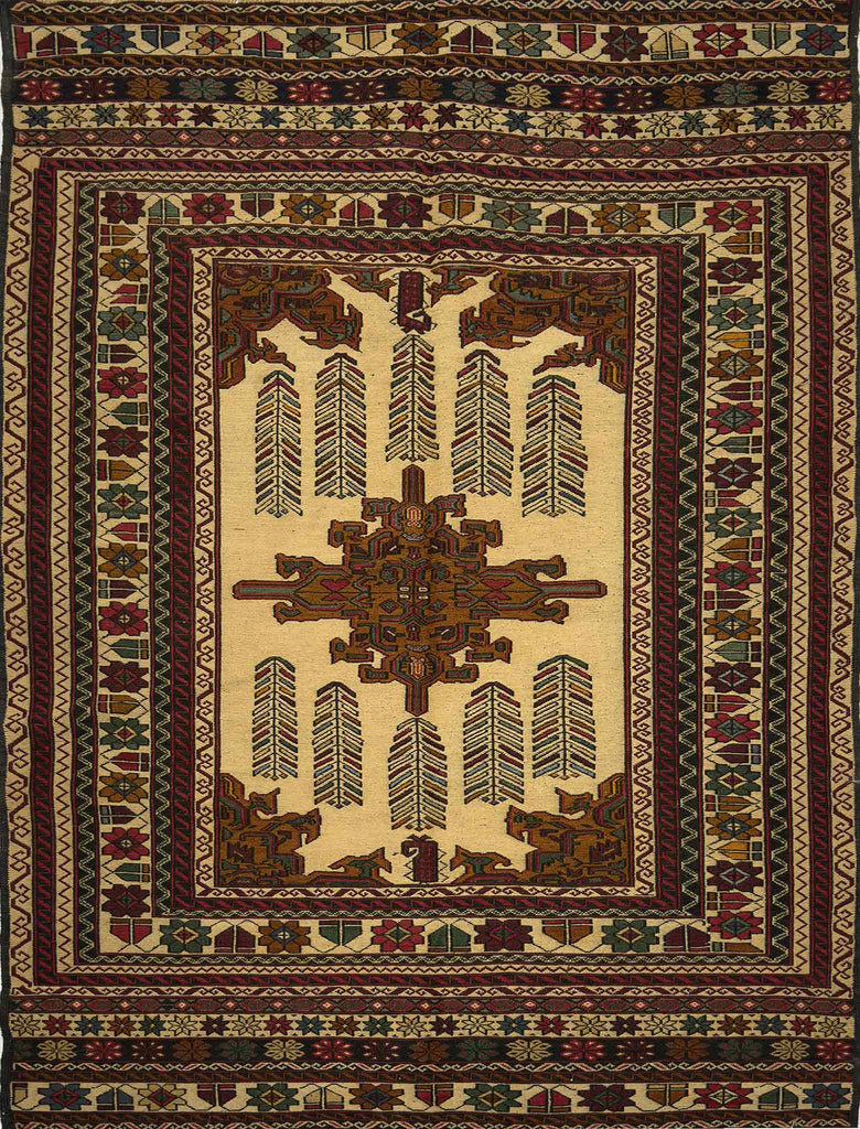 Afghan Kilm Soumak -  7 x 4.5 ft