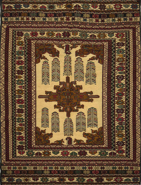 Afghan Kilm Soumak -  7 x 4.5 ft