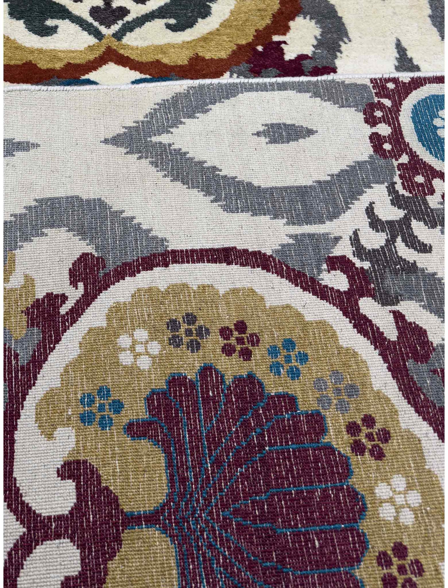 Modern Suzani Rug - 8 x 10 ft