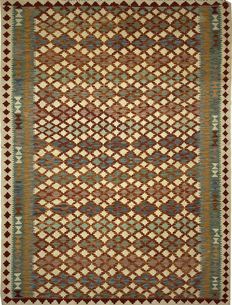 Afghan Kilm Meimnah - 10 x 7 ft