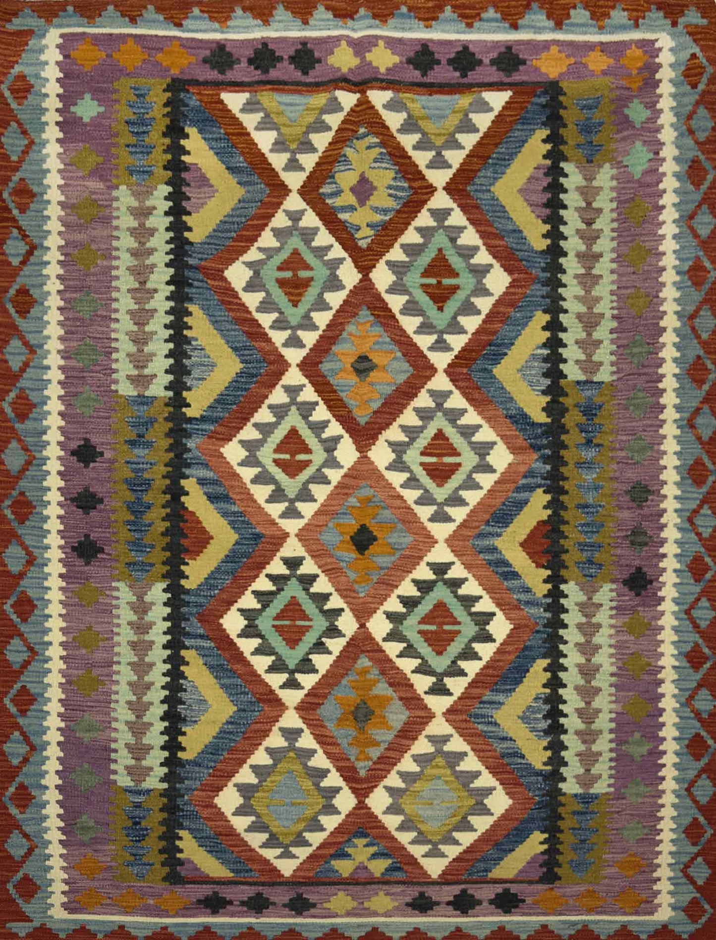 Afghan Kilm Meimnah - 6 x 5 ft
