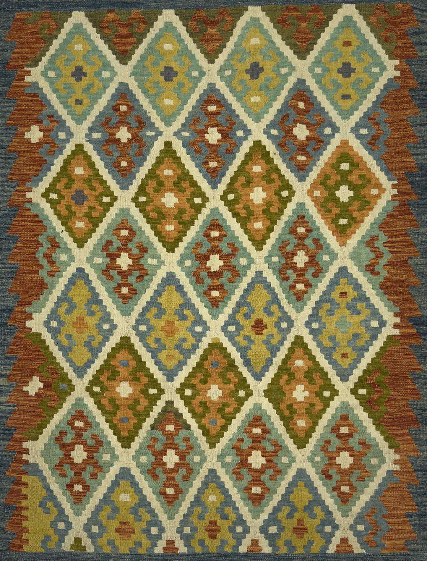 Afghan Kilm Meimnah - 6 x 5 ft