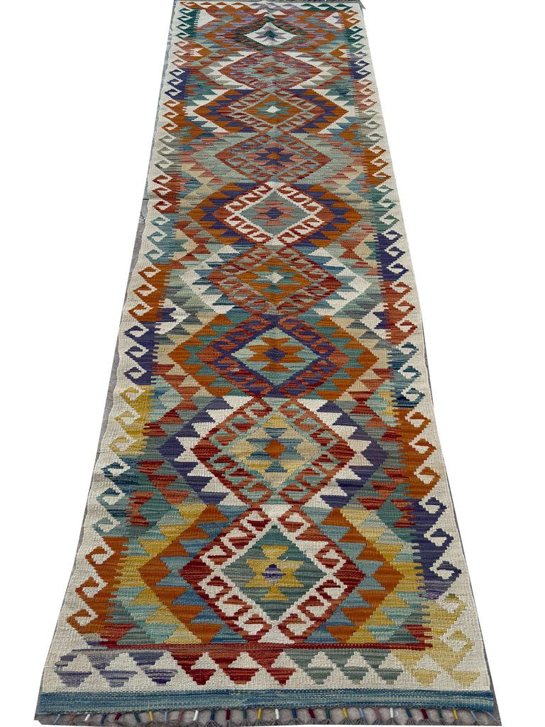 Meimnah Kilim - 12 x 2.5 ft